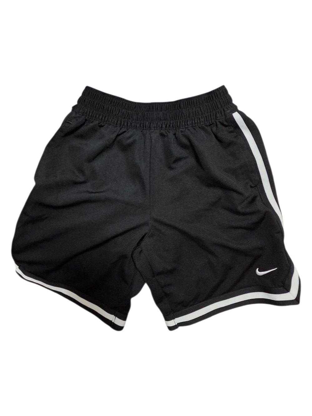 Nike Black Shorts with White Stripe Trim